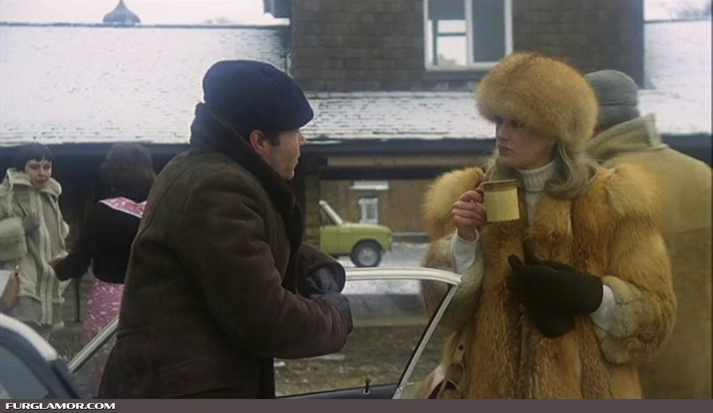 Sue Lloyd in Red Fox Fur - The Bitch - 1979